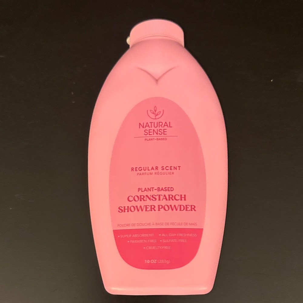 Natural Sense Cornstarch Shower Powder Regular Scent